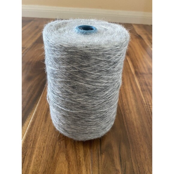 Cone Yarn Grey White Mix 400g #408 - Picture 1 of 4